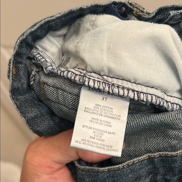 Lucky Brand Toddler Sz 3T Blue Jeans Shorts Classic Denim - Picture 5 of 6